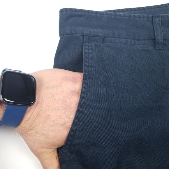 Black Saks 5th Avenue NWT Shorts Size 34 in Navy - Picture 5 of 9